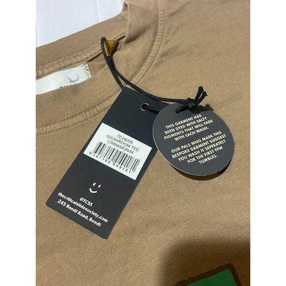 NWT The Critical Slide Society TCSS Washroom T-Shirt Cinnamon Men’s Size M - Picture 4 of 12